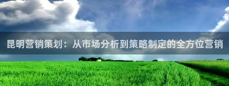 必赢首页：昆明营销策划：从市场